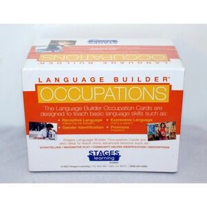 Stages Learning Language Builder Occupations Flash Cards 115ct SLM002 NEW